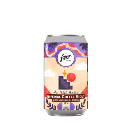 Brasserie Fauve Au petit matin – Bière Imperial Stout au café Jaguara du Brésil
