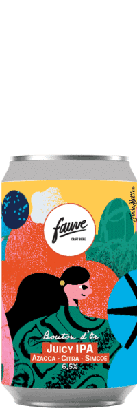 Brasserie Fauve Bouton d’Or – Juicy IPA Azacca, Citra & Simcoe
