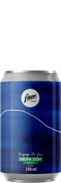 Brasserie Fauve Engage le Jeu – New England IPA DDH Galaxy