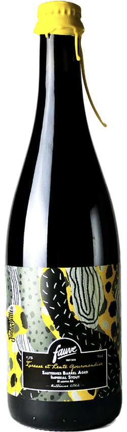 Brasserie Fauve Ivresse et Lente Gourmandise 75cl – Imperial Stout Sauternes BA 15 mois
