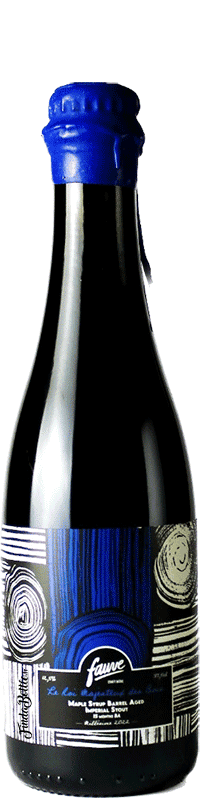 Brasserie Fauve Le Roi Majestueux des Bois – Imperial Stout Sirop d’Erable BA 15 mois