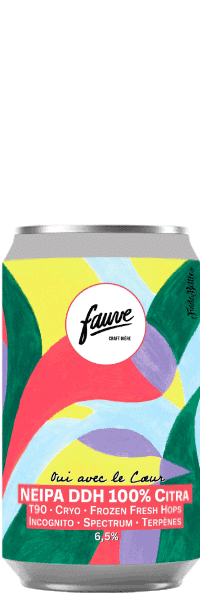 Brasserie Fauve Oui avec le cœur – Neipa 100% Citra