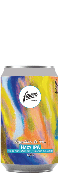 Brasserie Fauve Rejaillir le Feu – Hazy IPA Mosaic, Simcoe & Sabro