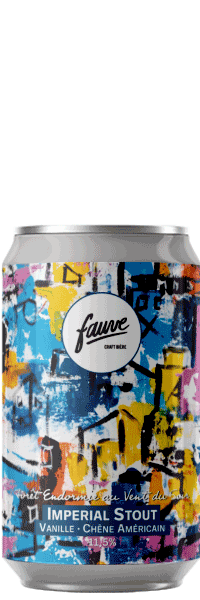 Brasserie Fauve Forêt Endormie au Vent du Soir – Imperial Stout Vanille, Chêne Américain