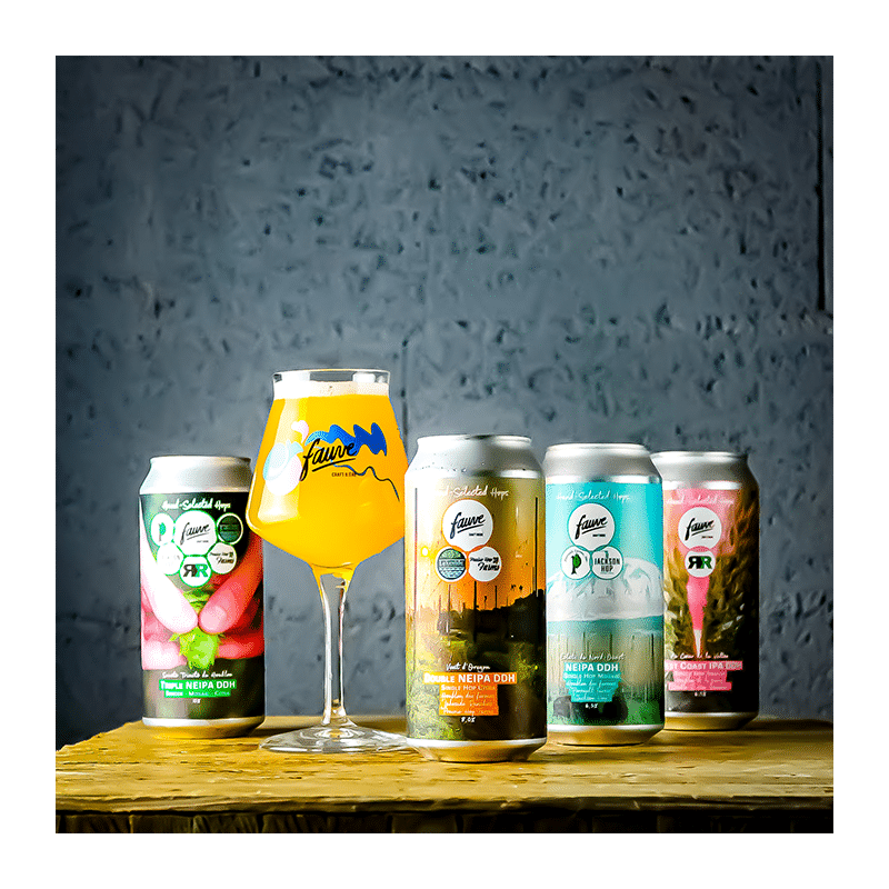Brasserie Fauve Verre Bière Teku