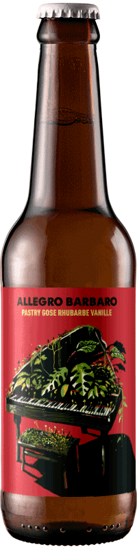 Brasserie Hoppy Road Allegro Barbaro – Pastry Gose Rhubarbe et vanille