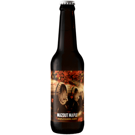 Brasserie Hoppy Road Mazout Maple – Bière Imperial stout élevé en barriques de sirop d’érable