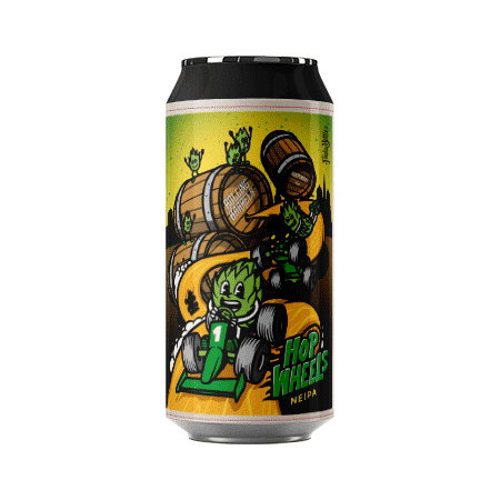 Brasserie Independent Bière Neipa Hop Wheels – Collab Rolling Barrels