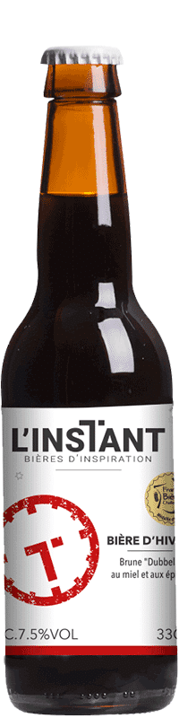 Brasserie L’Instant Bière d’Hiver – Double de style Belge