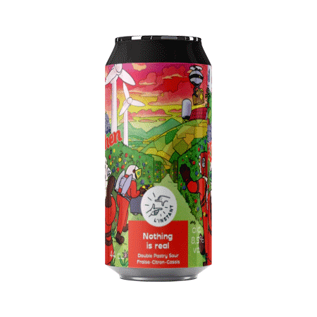 Brasserie L’Instant Nothing is real – Bière Pastry sour à la Fraise, Citron et Cassis