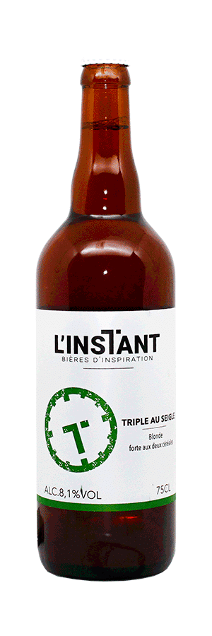 Brasserie L’Instant Triple – Triple de style Belge – 75 cl