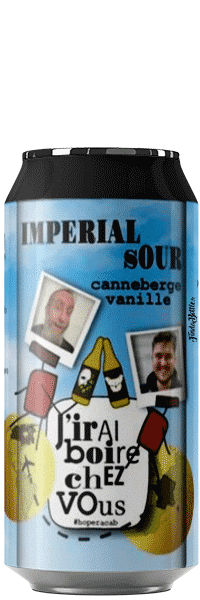 Brasserie La Bouledogue J’irai boire chez vous – Impérial Sour Canneberge & Vanille
