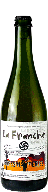 Brasserie La Franche Brassin des Merles – Bière de Fermentation sur raisins glanés