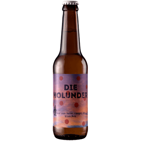 Brasserie La Malpolon Die Holunder – Bière Sour aux fruits rouges et raisin blanc