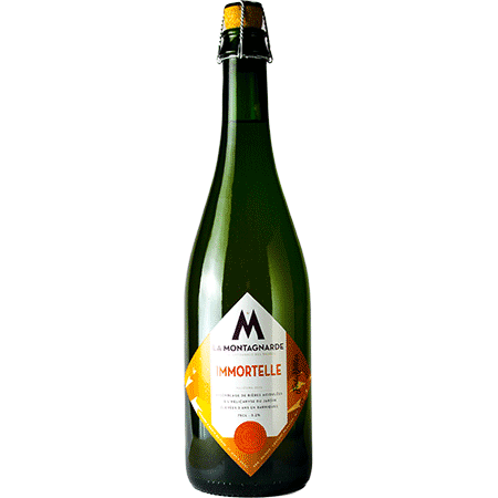 Brasserie La Montagnarde Immortelle – Assemblage de bières acidulées à l’hélichryse du jardin