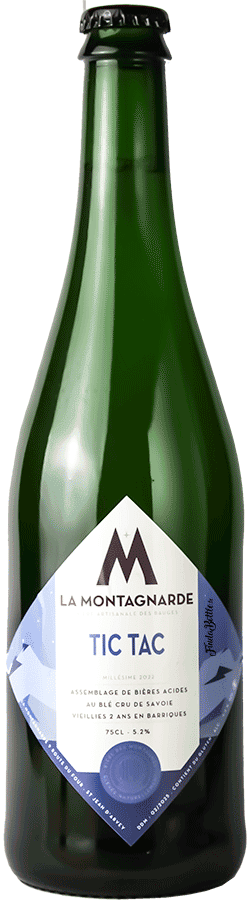 Brasserie La MontagnardeTic Tac – Assemblage de bières acides au blé cru