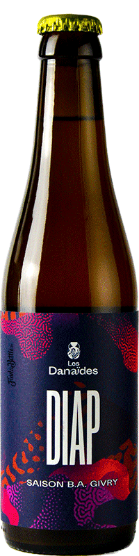 Brasserie Les Danaïdes Diap – Bière Saison élevée en fûts de Givry Rouge