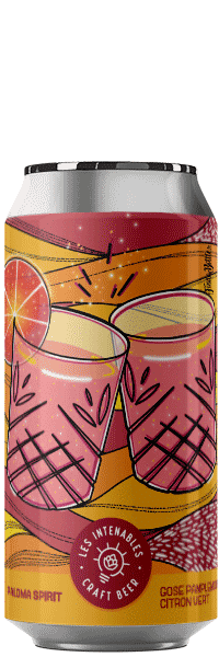 Brasserie Les Intenables Paloma Spirits – Bière Gose au Pamplemousse & Citron Vert