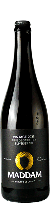 Brasserie Maddam Vintage 2021 – Bière de Garde élevée en fût de Bourgogne Rouge 75cl