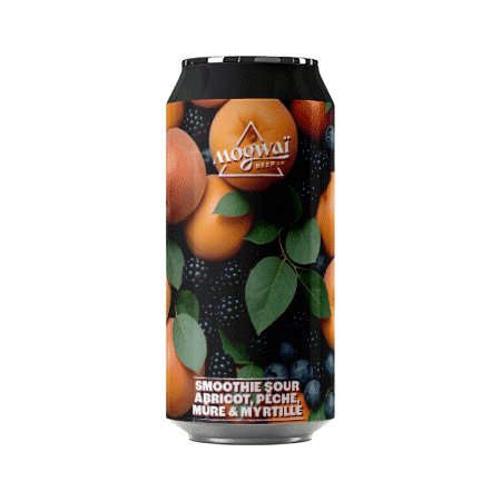 Brasserie Mogwaï Juice Do It – Bière Smoothie Sour à la Pêche, Abricot, Mûre & Myrtille