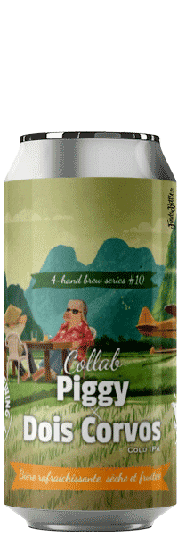 Brasserie Piggy Brewing Company Collab Dois Corvos – Cold IPA