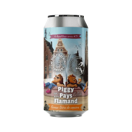Brasserie Piggy Brewing Company Collab Pays Flamand – Triple Neipa Enigma & Mosaic