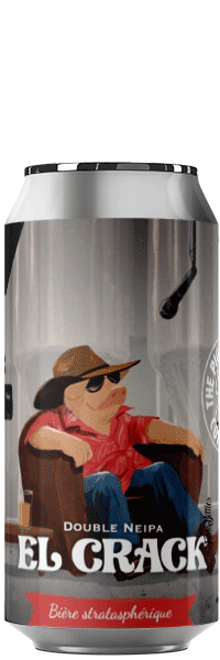 Brasserie Piggy Brewing Company El Crack – Double NEIPA – Citra & Strata
