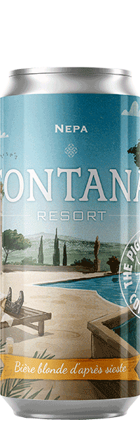 Brasserie Piggy Brewing Company Fontana Resort – New England Pale Ale (Nepa) – Can 44cl