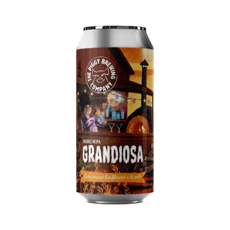 Brasserie Piggy Brewing Company Grandiosa – Double NEIPA Rakau & Idaho7