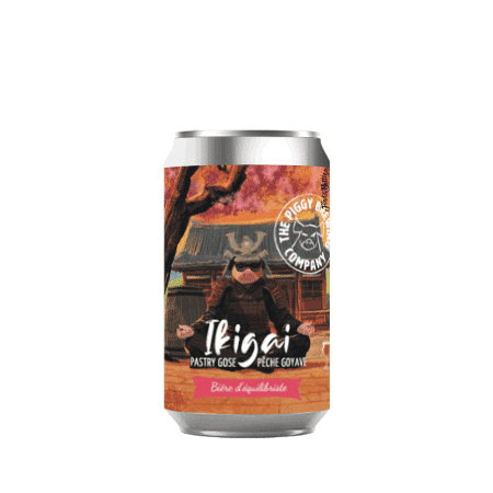 Brasserie Piggy Brewing Company Ikigai – Bière Pastry Gose à la pèche et goyave