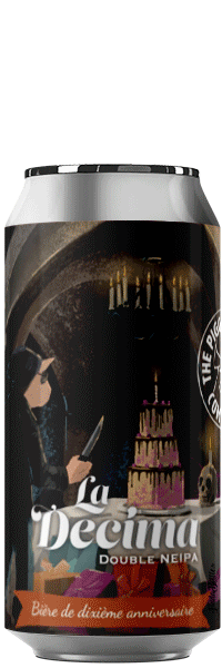 Brasserie Piggy Brewing Company La Decima – Double NEIPA Mosaic, Azacca, Falconner’s Flight