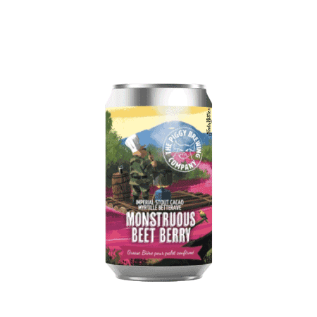 Brasserie Piggy Brewing Company Monstruous Beet Berry – Bière Imperial Stout au Cacao, Myrtille & Betterave