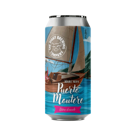 Brasserie Piggy Brewing Company Puerto Moutere – Double Neipa Moutere et Citra