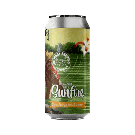 Brasserie Piggy Brewing Sunfire – Bière Imperial Sour à Mangue et au Poivre Noir