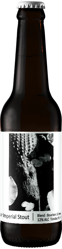 Brasserie Popihn Russian Imperial Stout – Blend Bourbon 16m / Australian & Trinidad Rum 14m / Vanille
