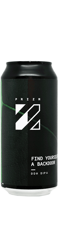 Brasserie Prizm Find Yourself A Backdoor – Double IPA – DDH DIPA – Can 44cl