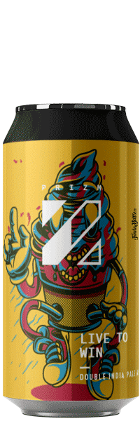 Brasserie Prizm Live to Win – DDH DIPA – Etiquette abimée