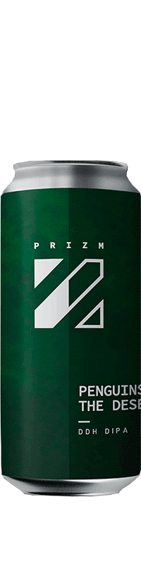 Brasserie Prizm Penguins In The Desert – Double IPA – DDH DIPA Can 44cl