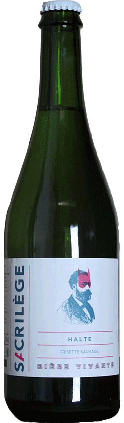 Brasserie Sacrilège Halte – Grisette vieillie en Foudre – 75cl