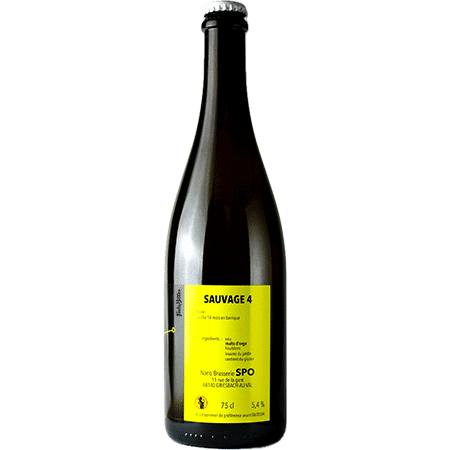 Brasserie SPO Amer Sauvage 4 – Bière sauvage vieillie 14 mois en barrique Alsacienne