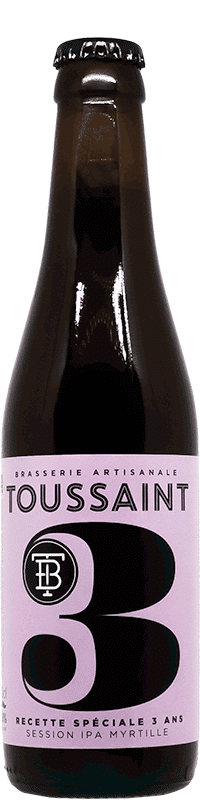 Brasserie Toussaint Recette spéciale 3 ans – Session IPA Myrtille