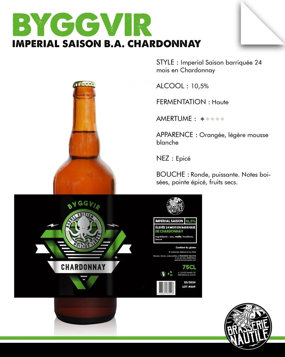 Byggvir Chardonnay – Imperial Saison