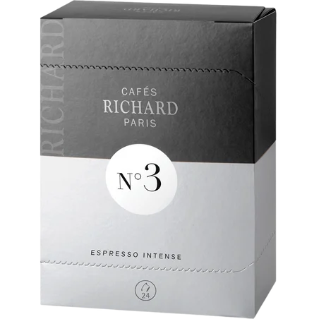 CAFE CAPSULE PREMIUM N°3 EXPRESSO INTENSE BOITE DE 24