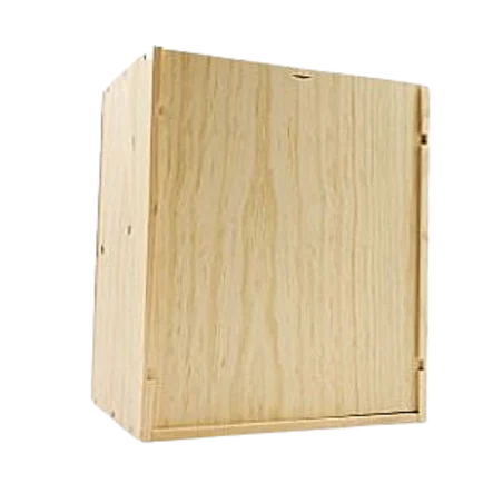 CAISSE 3 BT MIXTE COUVERCLE BOIS