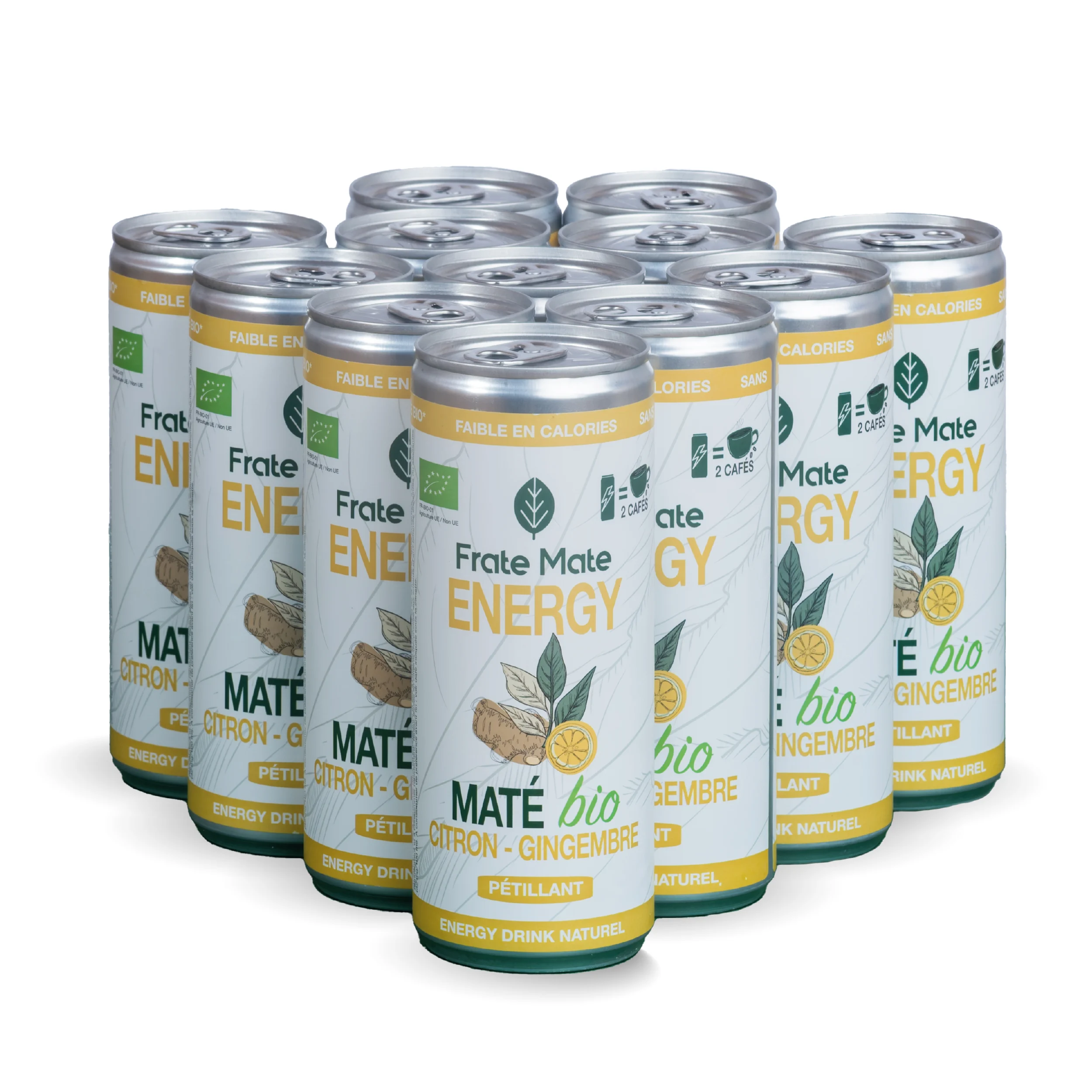 Canette Maté Citron Gingembre