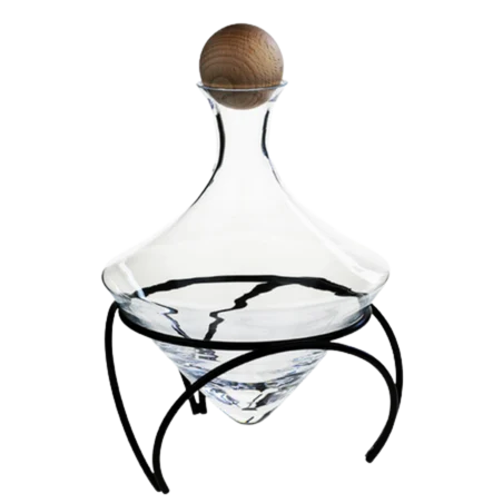 CARAFE TOUPIE 1.5L AVEC SOCLE METAL