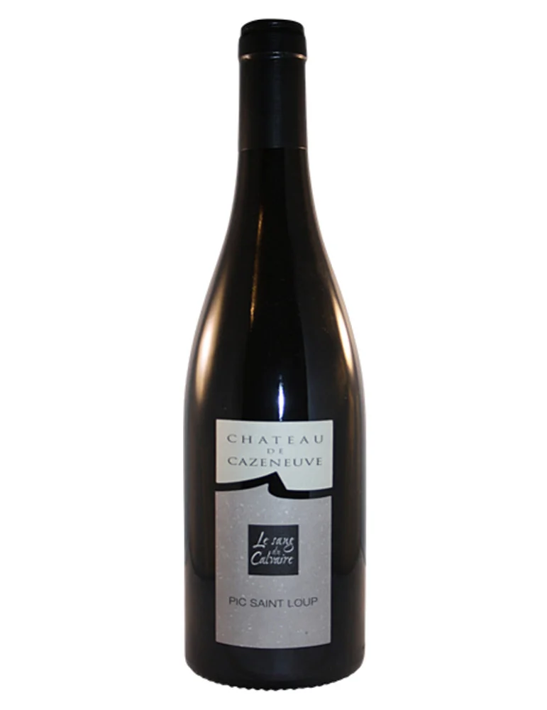 Château Cazeneuve - Cuvée Le Sang du Calvaire - Pic Saint Loup - vin rouge BIO AB - 75 cl