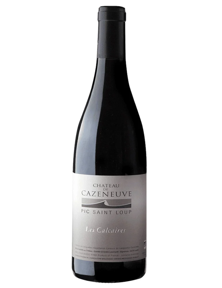 Château Cazeneuve - Cuvée Les Calcaires - Pic Saint Loup - vin rouge BIO AB - 75 cl