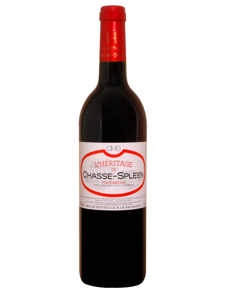 Château Chasse Spleen - L'Héritage - AOP Haut Médoc - vin rouge - 75 cl