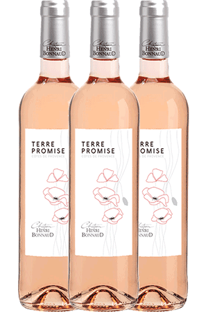 Château Henri Bonnaud Rosé Bio Côtes de Provence Terre Promise | Coffret 6 Bouteilles